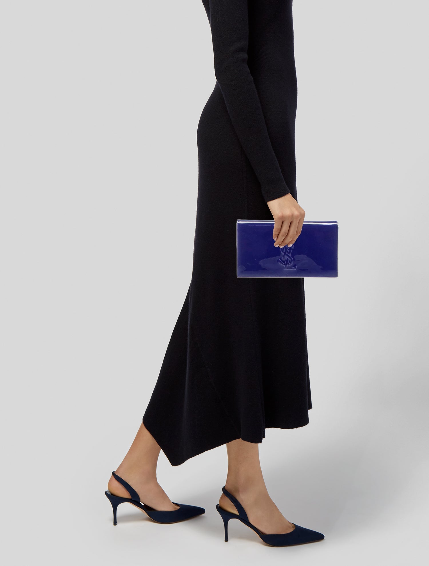 Yves Saint Laurent Patent Leather Clutch