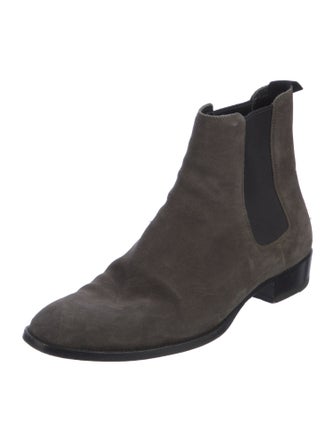 Saint Laurent Suede Chelsea Boots