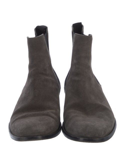 Saint Laurent Suede Chelsea Boots
