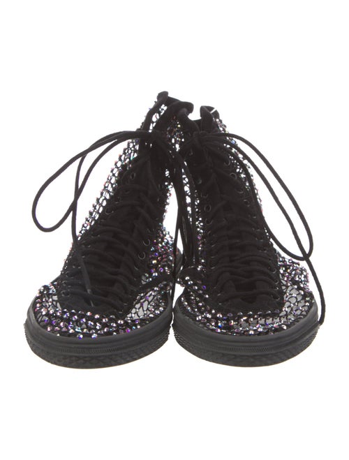 Saint Laurent Printed Studded Accents Sneakers