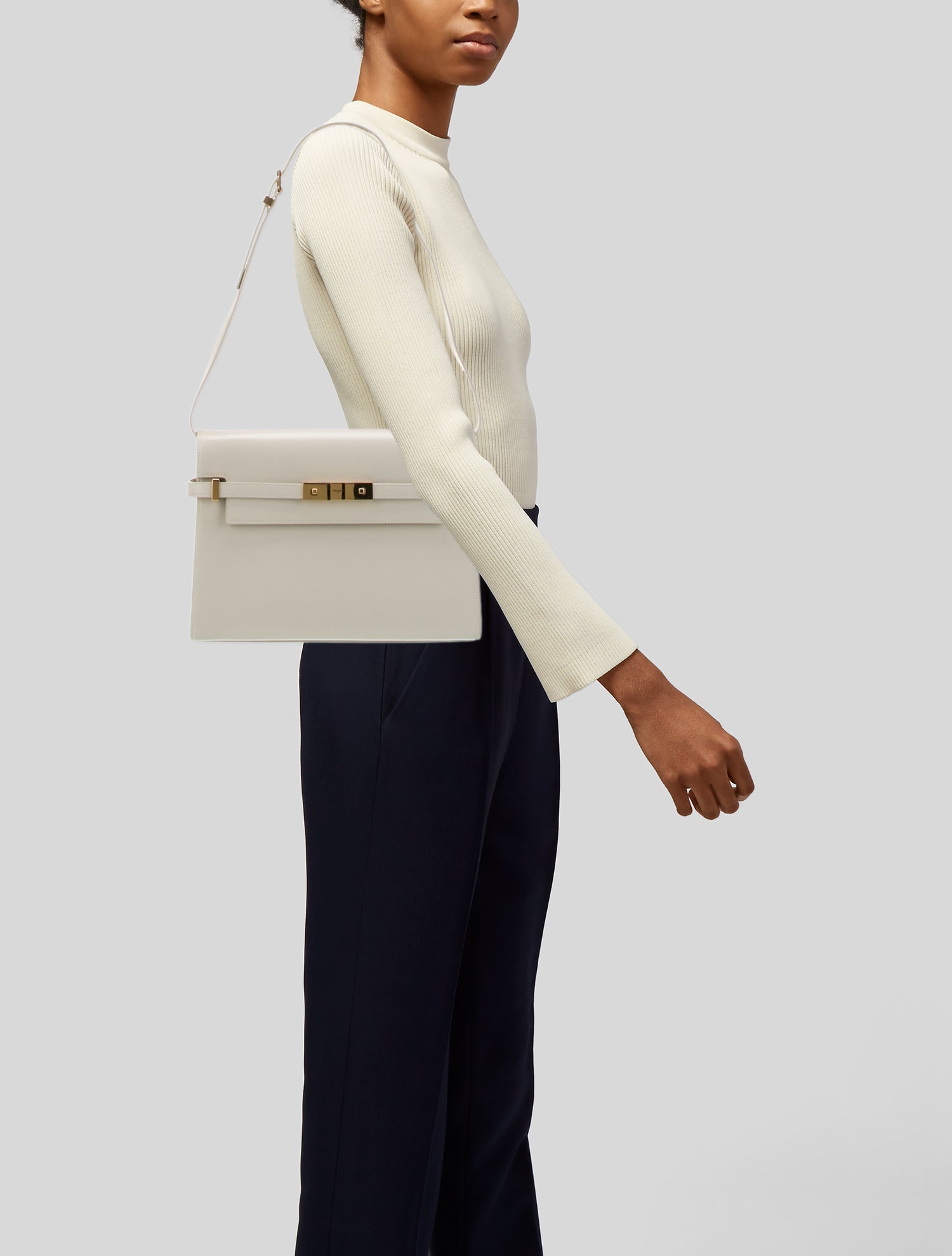 Saint Laurent Leather Manhattan Medium