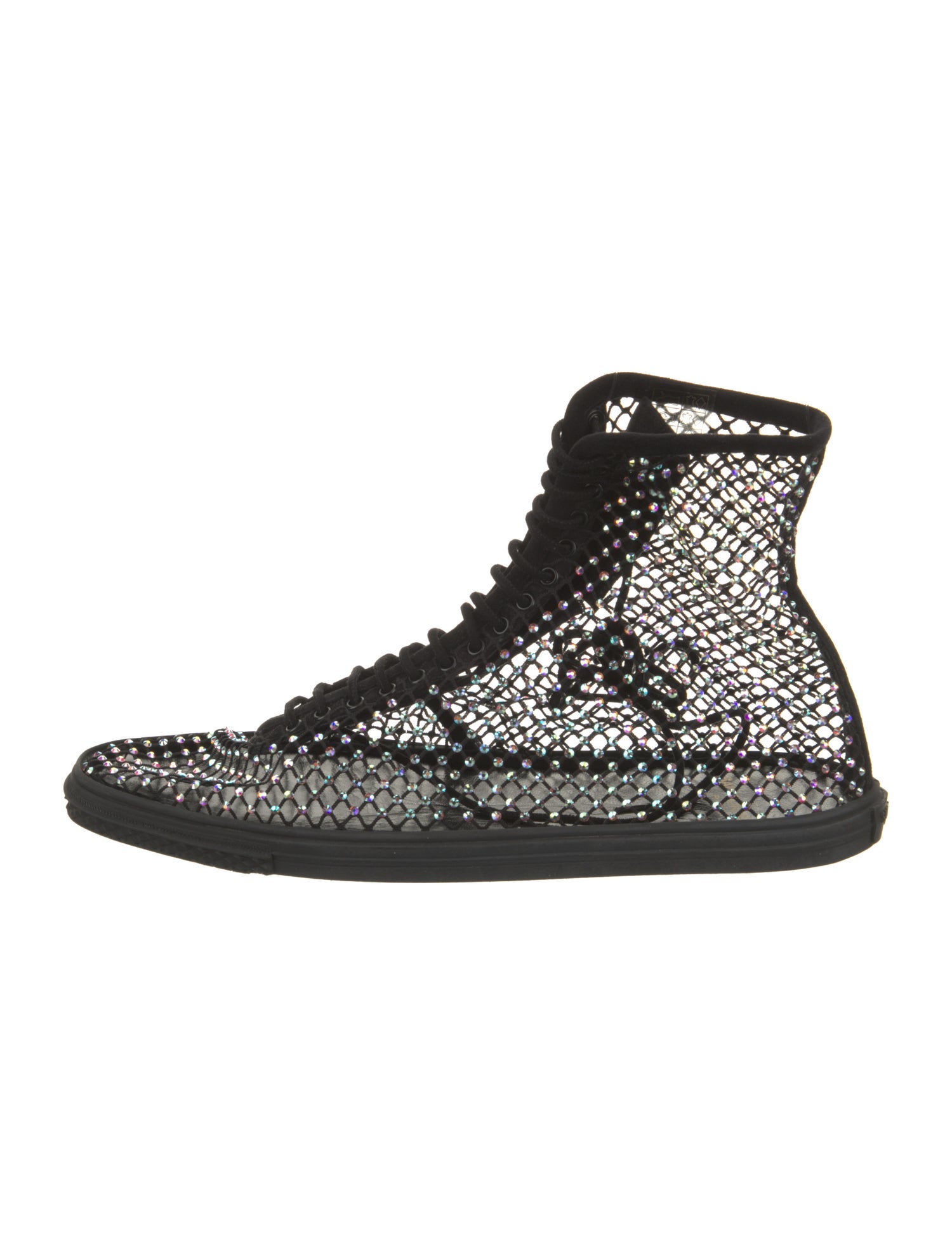 Saint Laurent Crystal Embellishments Sneakers