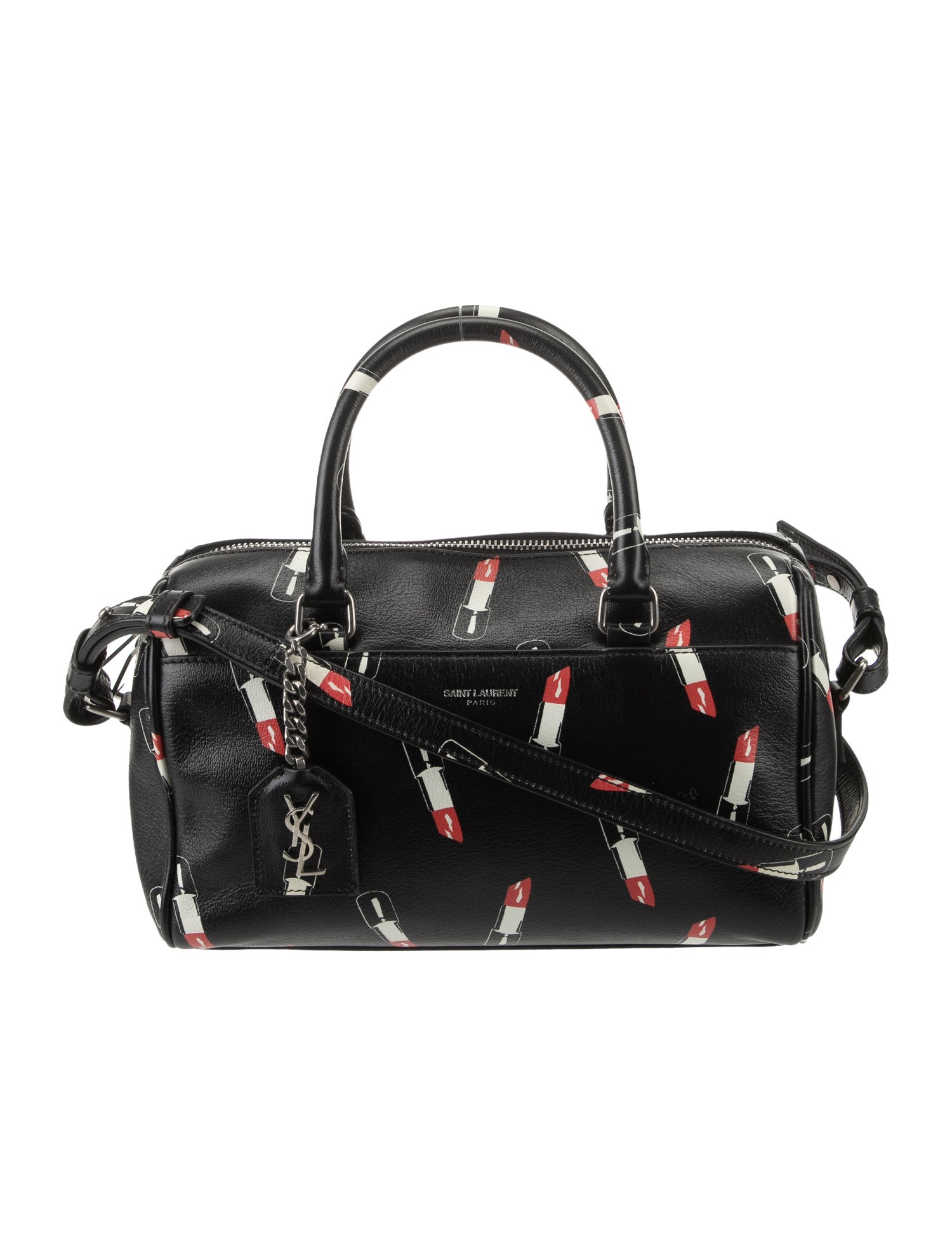Saint Laurent Leather Classic Duffle Baby