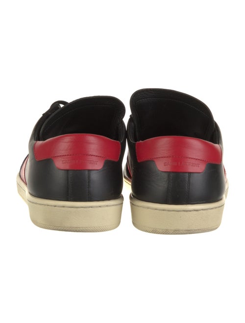 Saint Laurent Leather Printed Sneakers