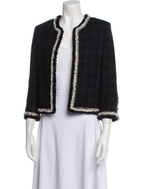 Saint Laurent Virgin Wool Tweed Pattern Jacket