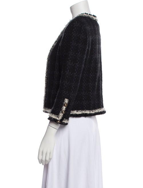 Saint Laurent Virgin Wool Tweed Pattern Jacket