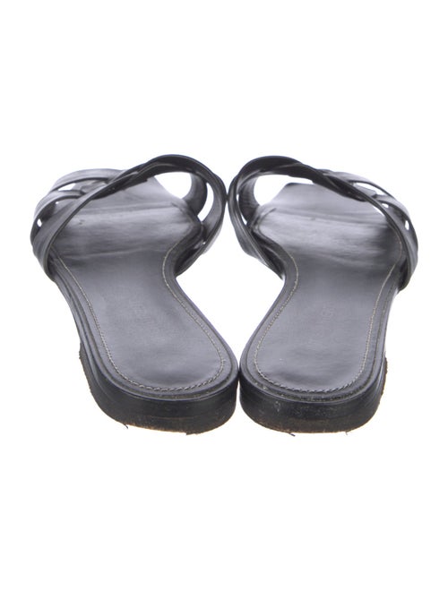 Saint Laurent Leather Slides