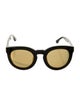 Saint Laurent Round Mirrored Sunglasses