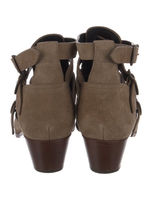 Saint Laurent Suede Western Boots