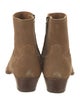 Saint Laurent Suede Western Boots