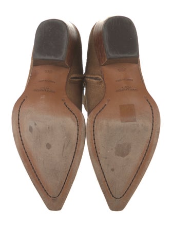 Saint Laurent Suede Western Boots