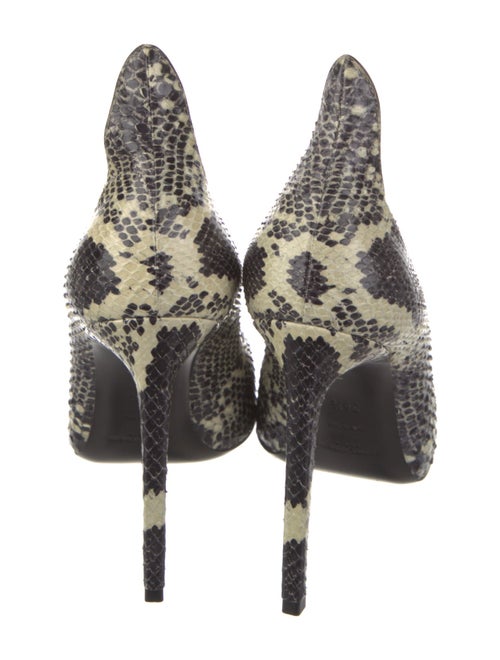Saint Laurent Snakeskin Animal Print Pumps