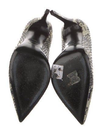 Saint Laurent Snakeskin Animal Print Pumps