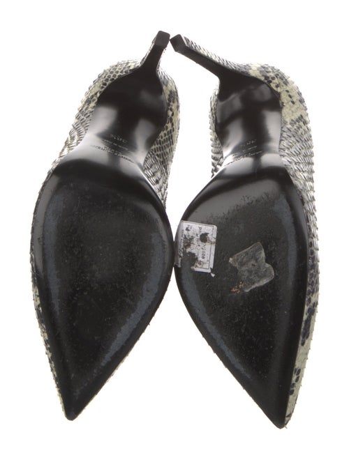 Saint Laurent Snakeskin Animal Print Pumps