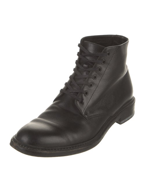 Saint Laurent Leather Combat Boots