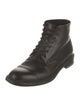 Saint Laurent Leather Combat Boots