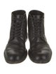 Saint Laurent Leather Combat Boots