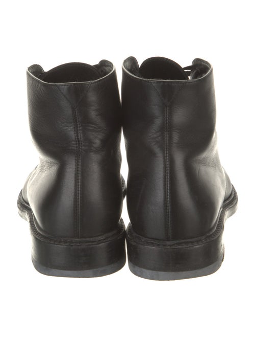 Saint Laurent Leather Combat Boots