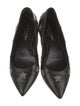 Saint Laurent Leather Graphic Print Flats