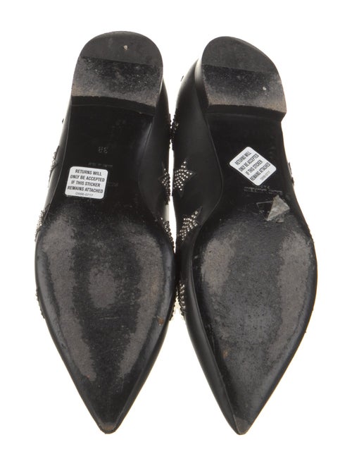 Saint Laurent Leather Graphic Print Flats
