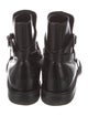 Saint Laurent Patent Leather Combat Boots