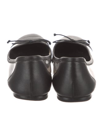 Saint Laurent PVC Bow Accents Ballet Flats