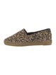 Saint Laurent Canvas Animal Print Espadrilles
