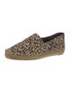 Saint Laurent Canvas Animal Print Espadrilles