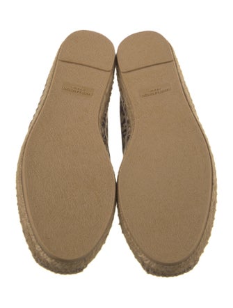 Saint Laurent Canvas Animal Print Espadrilles