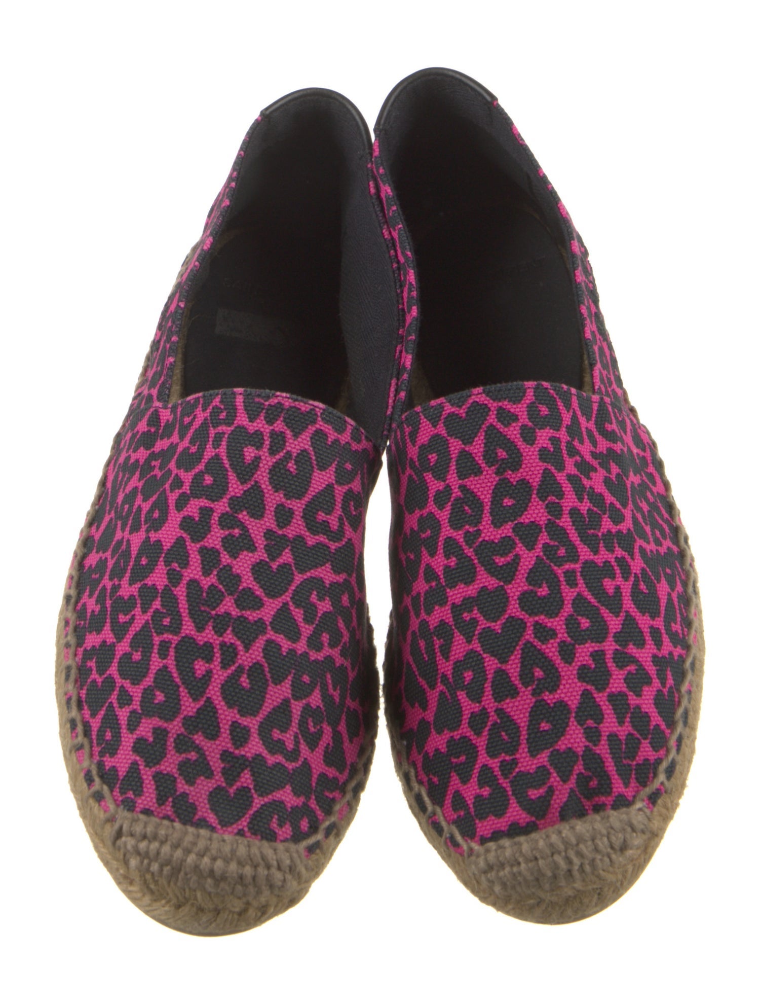Saint Laurent Canvas Printed Espadrilles