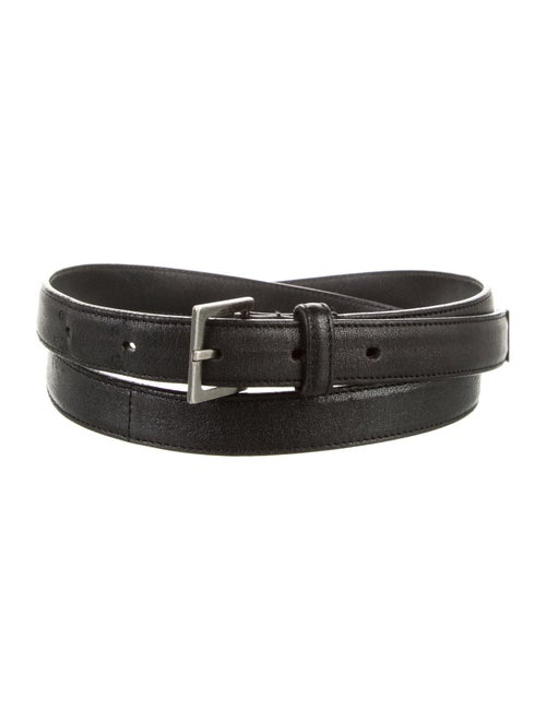 Saint Laurent Skinny Leather Belt