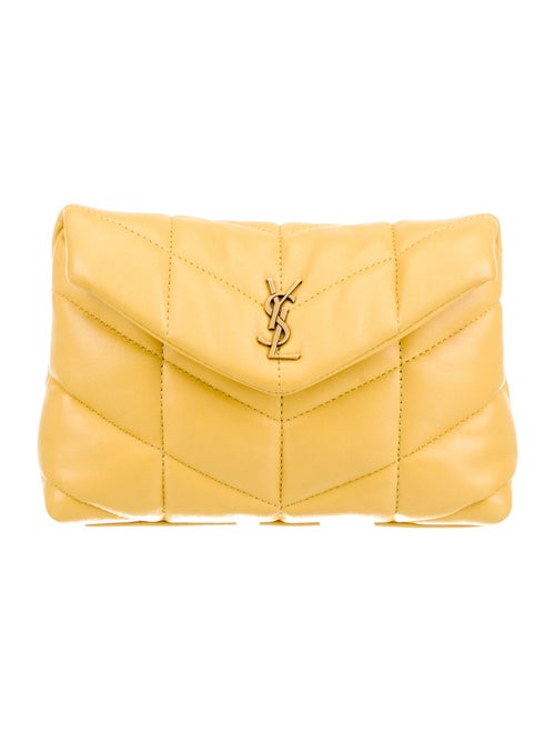 Saint Laurent Leather Puffer Small