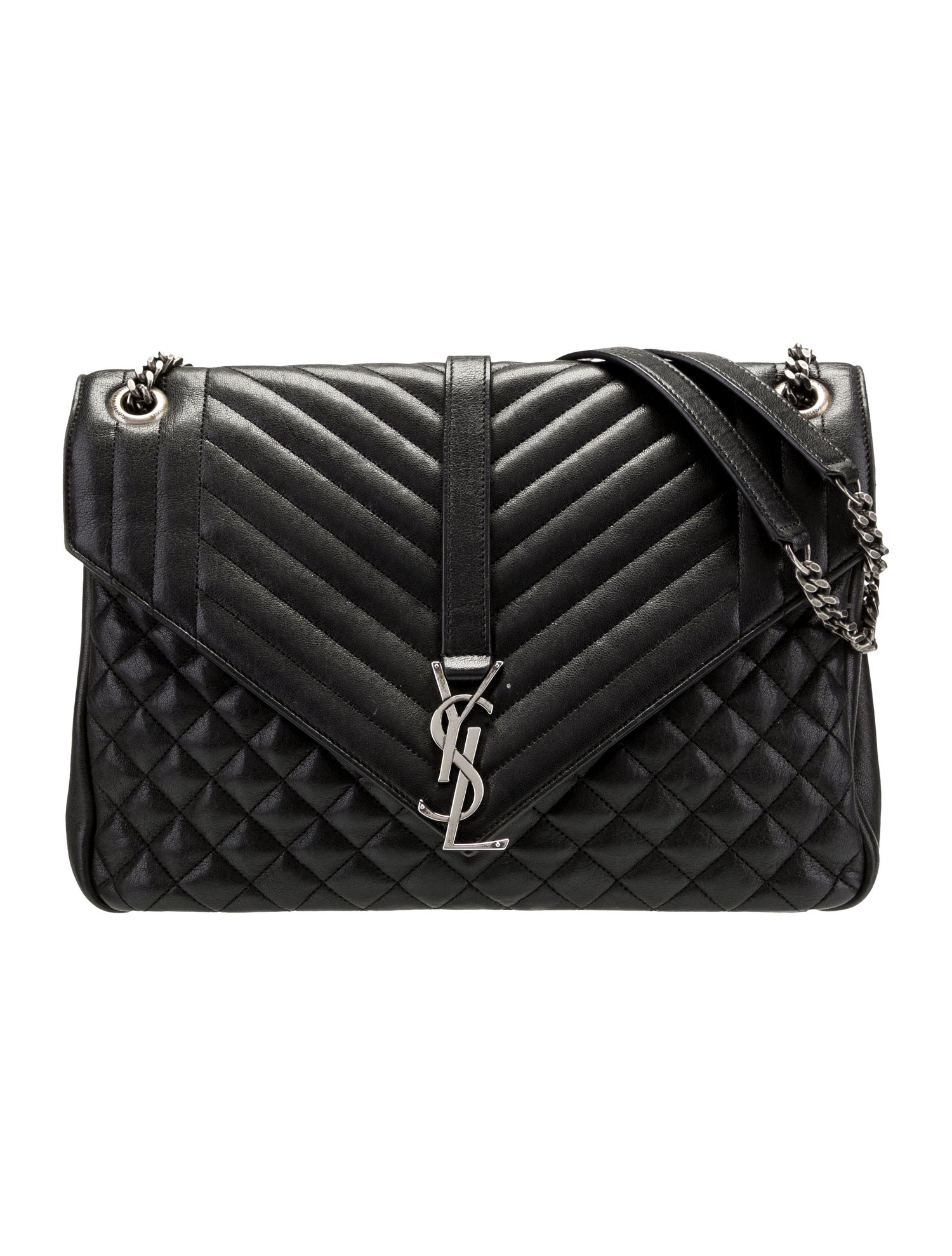 Saint Laurent Quilted Envelope Large