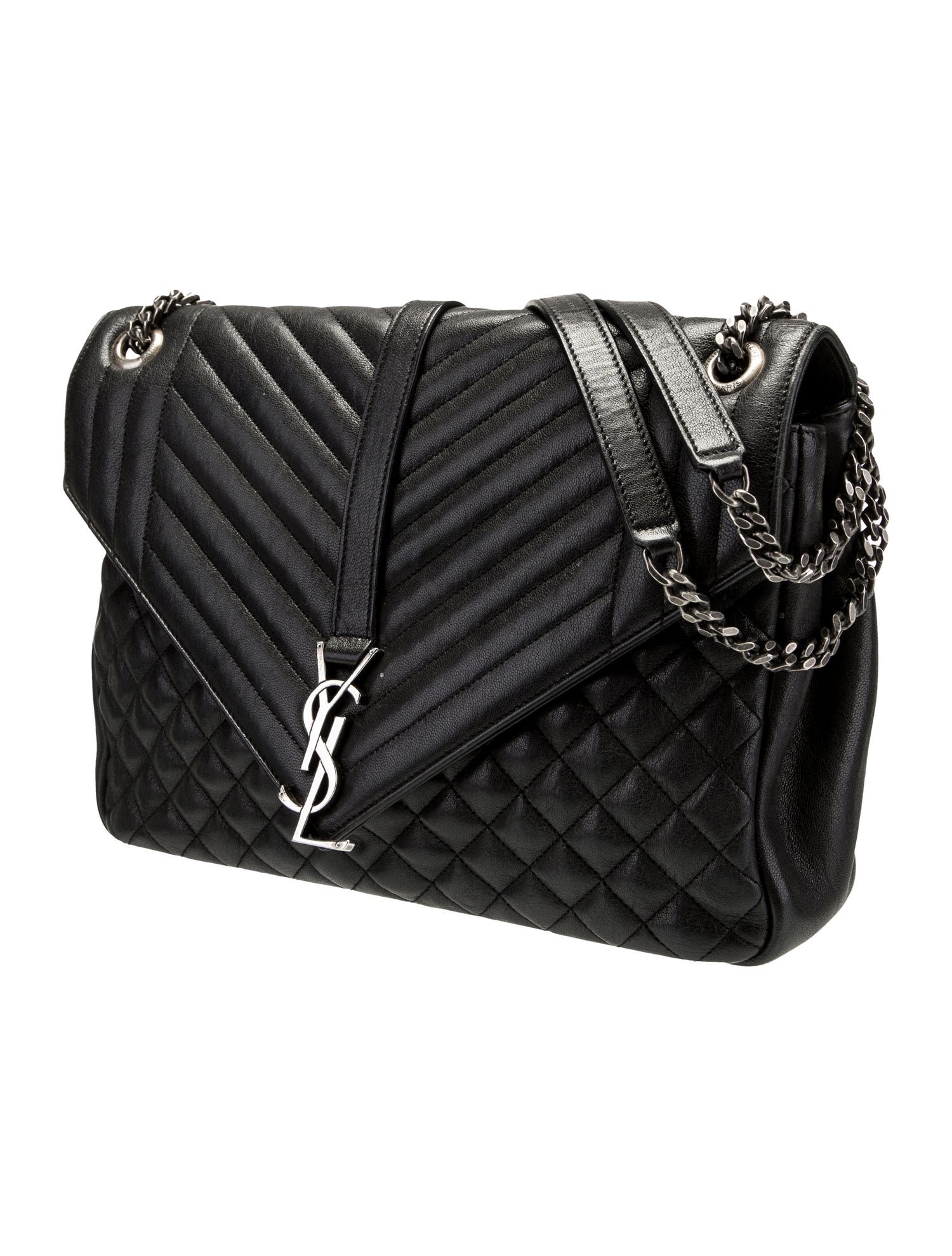 Saint Laurent Quilted Envelope Large