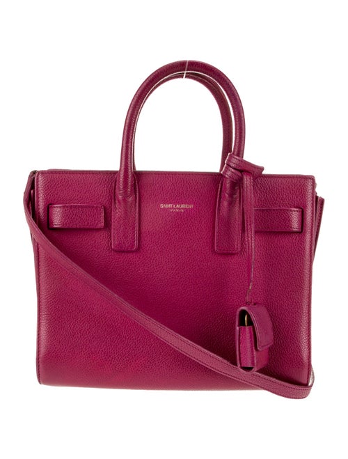 Saint Laurent Leather Sac De Jour Nano