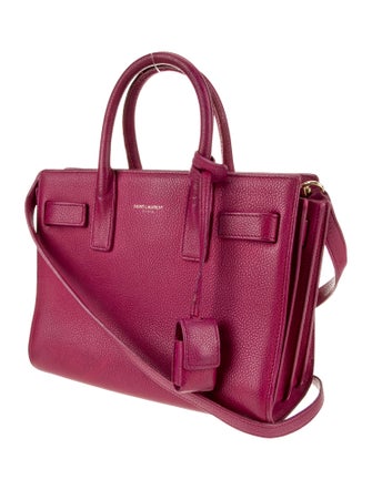 Saint Laurent Leather Sac De Jour Nano