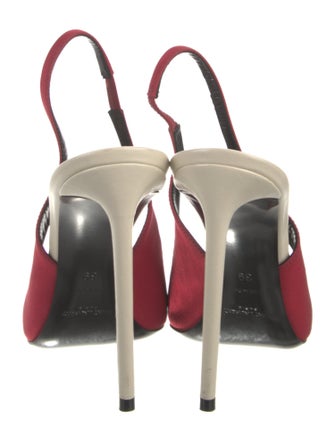 Saint Laurent Patent Leather Slingback Pumps