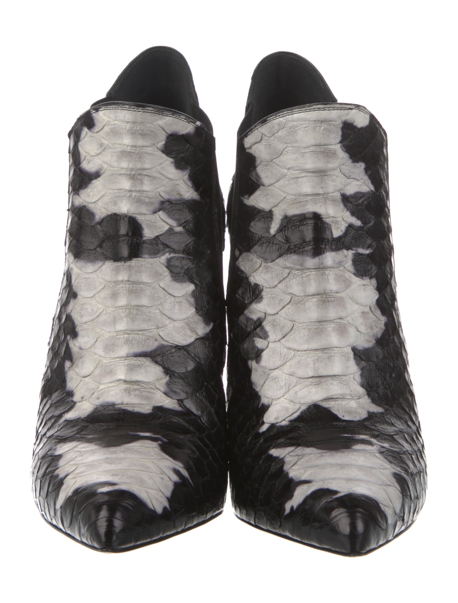 Saint Laurent Python Animal Print Chelsea Boots