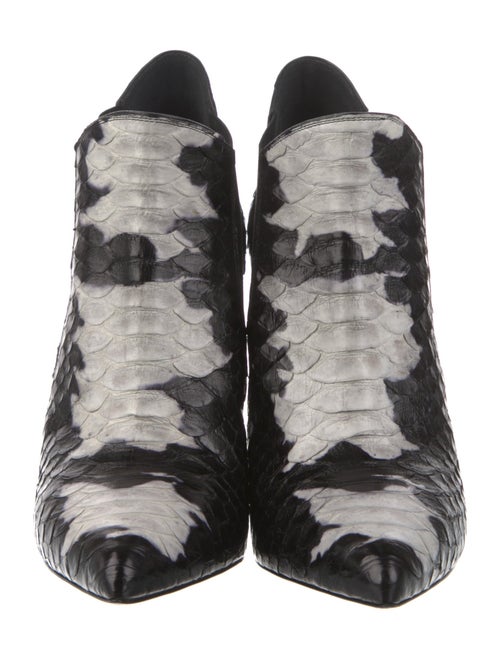 Saint Laurent Python Animal Print Chelsea Boots