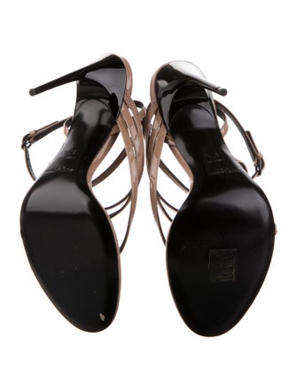 Saint Laurent Patent Leather Sandals