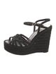 Saint Laurent Jute Braided Accents Espadrilles