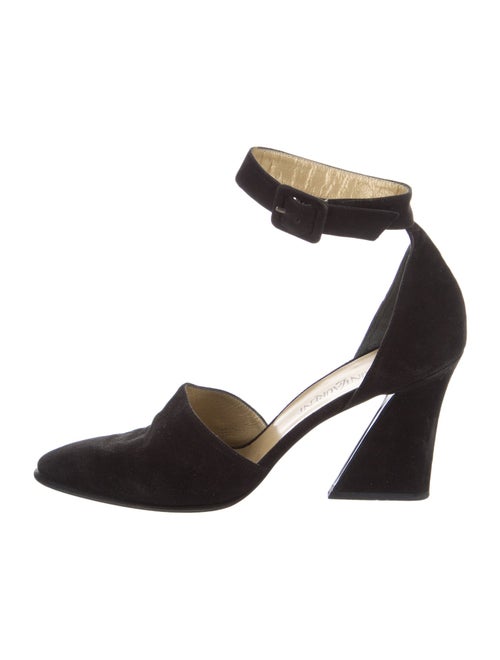 Saint Laurent Suede D'Orsay Pumps