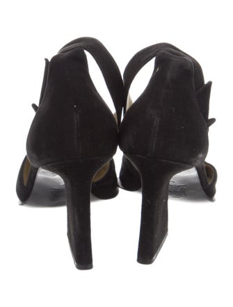 Saint Laurent Suede D'Orsay Pumps