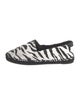 Saint Laurent Canvas Animal Print Espadrilles