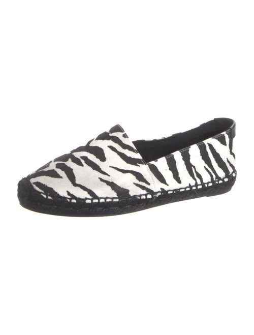Saint Laurent Canvas Animal Print Espadrilles