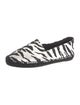 Saint Laurent Canvas Animal Print Espadrilles