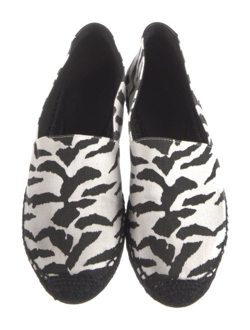 Saint Laurent Canvas Animal Print Espadrilles