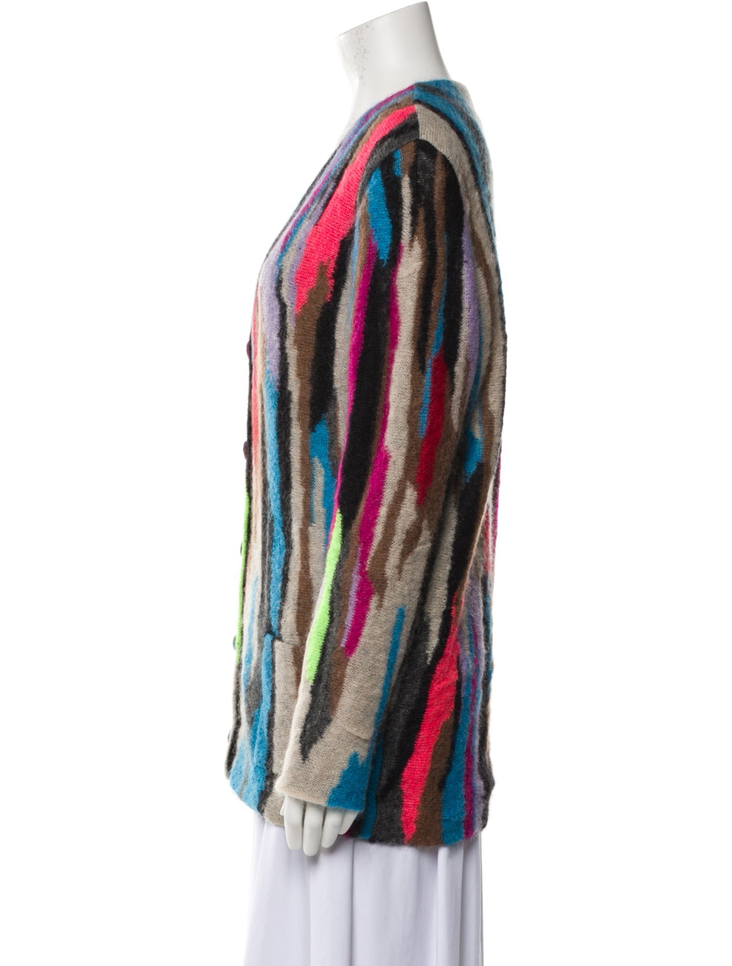 Saint Laurent Mohair Printed Sweater