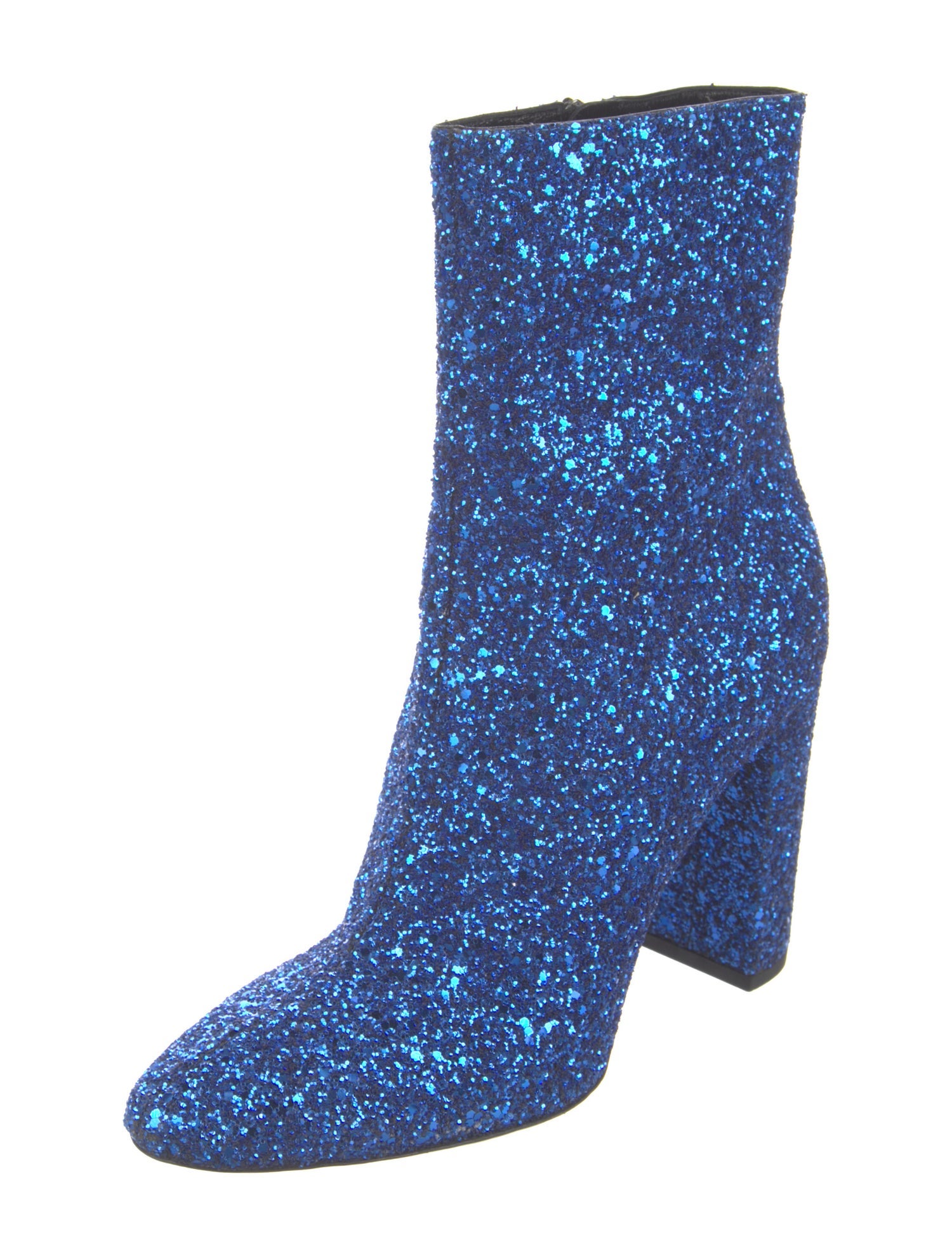 Saint Laurent Glitter Glitter Accents Boots