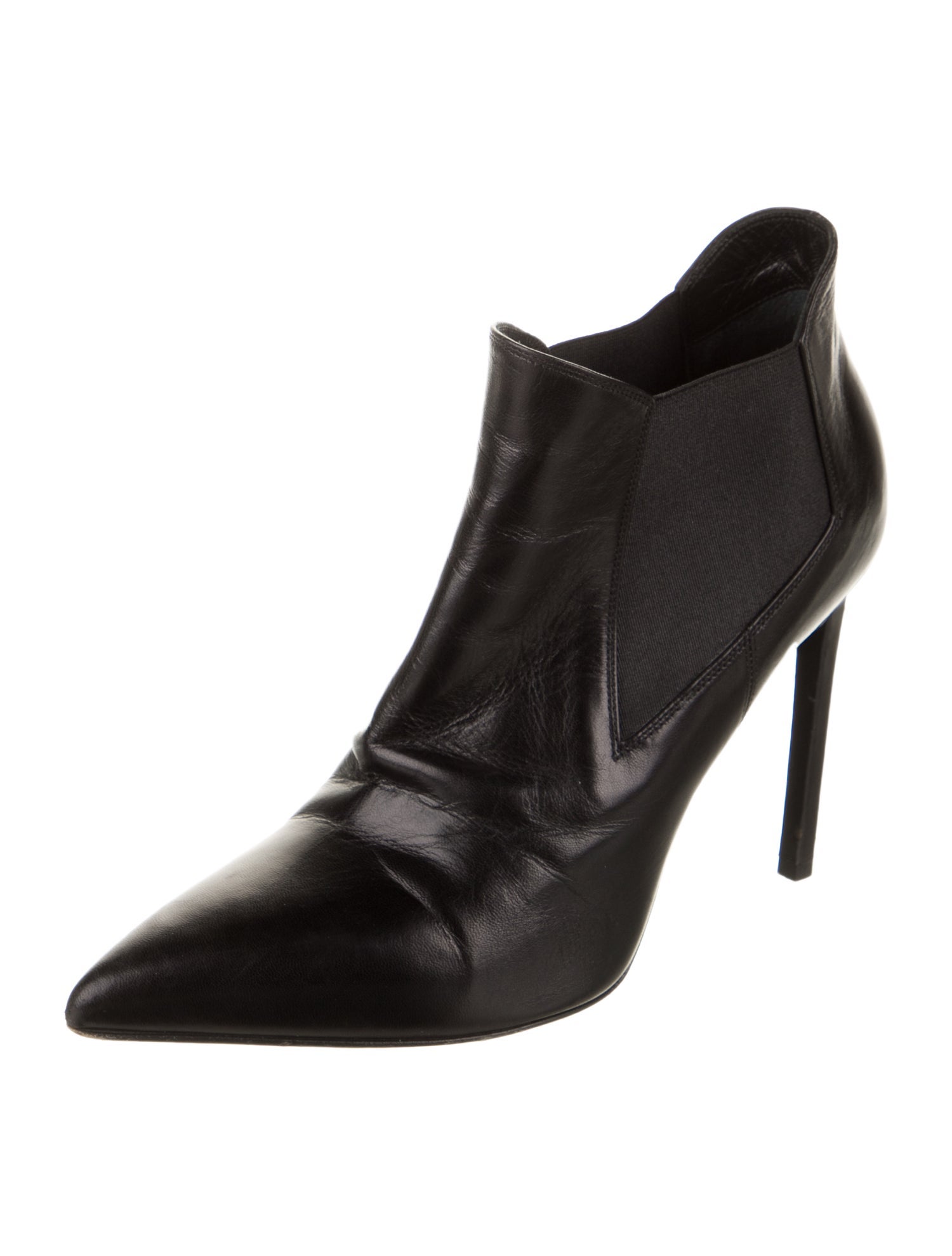 Saint Laurent Leather Grosgrain Trim Pumps